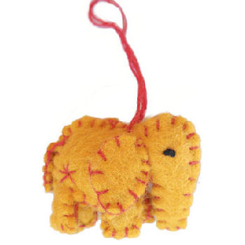 Elephant Ornament Gold FD-40D